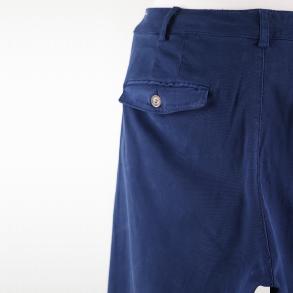 Zara Tapered Chino Trouser Gingham Pant Sz 8 - Picture 4 of 6